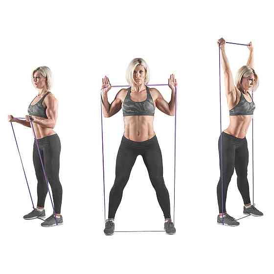 Резинка для тренувань з навантаженням NS-960 Neo-Sport фіолетова Київ