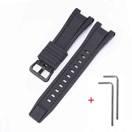 Ремінець для Casio G-Shock GST-W300 Black BK SBR Київ