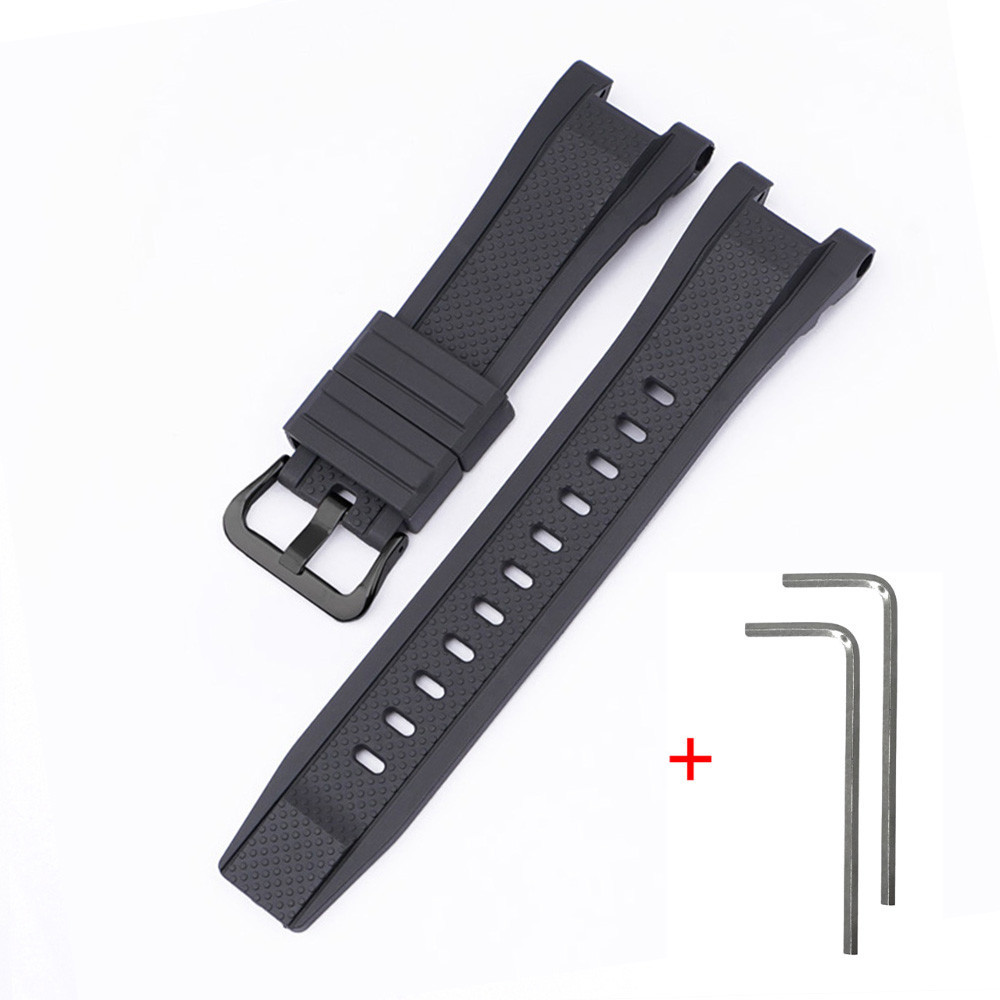 Ремінець для Casio G-Shock GST-W300 Black BK SBR Київ - фото 1