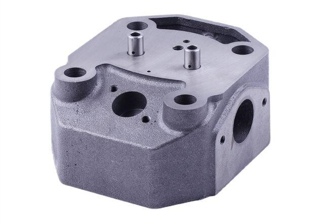 Головка блока цилиндра голая  на дизельный двигатель 195N/Зубр Мукачево - изображение 1