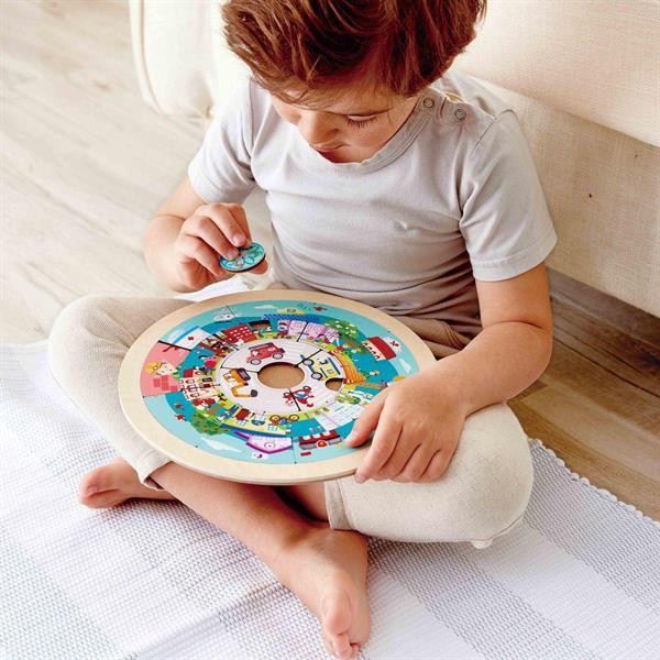 Дерев'яний пазл Hape Місто професій (E1624) Харків - фото 6