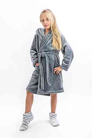 Халат детский, теплый Енот, топ Крохатушка одяг Киев