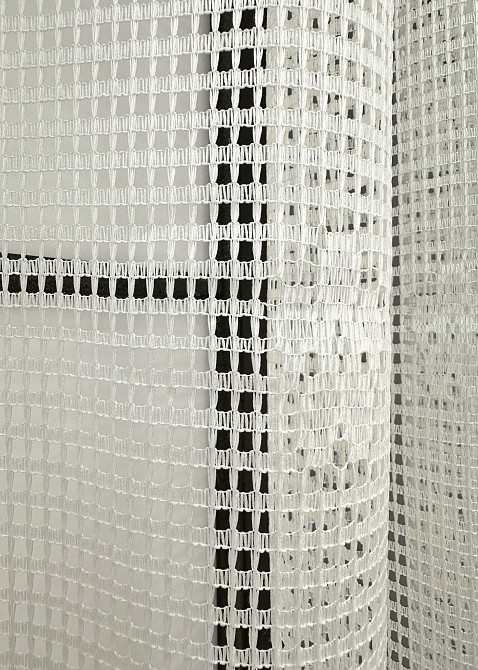 Тюль сетка VR-Textil Juli № 1720т Арка на кухню цвет молочный с карамельным 500х150 см (53-0033) Киев - изображение 5