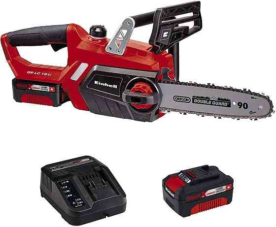 Потужна акумуляторна ланцюгова пила Einhell GE-LC 18 Li Kit : 18V 3.0Ah, шина 25см  (4501760) Київ