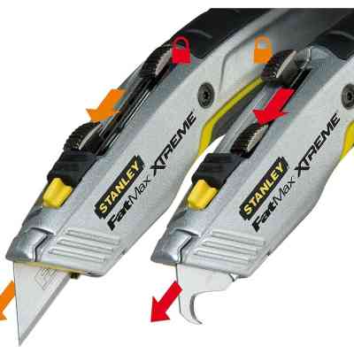 Ніж монтажний Stanley FatMax Xtreme з двома висувними лезами, L=180мм. (0-10-789) Вінниця