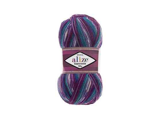 Пряжа Superwash Comfort арт.4412 5шт/уп меланж 25% полиамид 75% шерсть 100г 420м ТМ ALIZE Киев