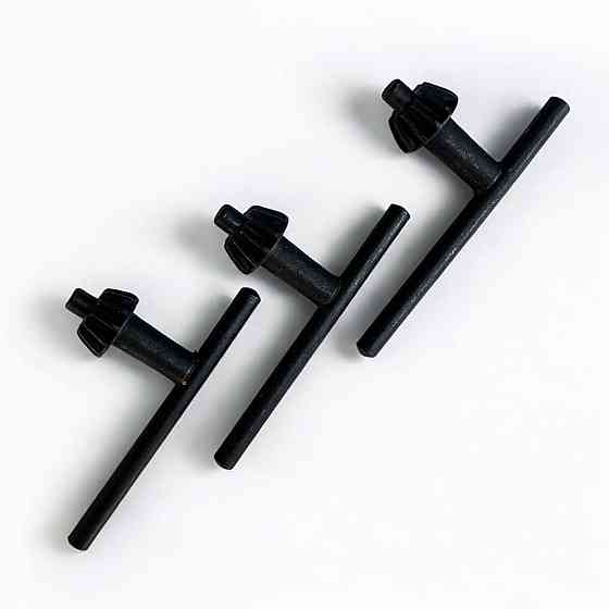 Ключ до сверлильного патрона Ф13 мм — металевий Т-подібний ключ для затиску та розтиску патрона дриля Харків