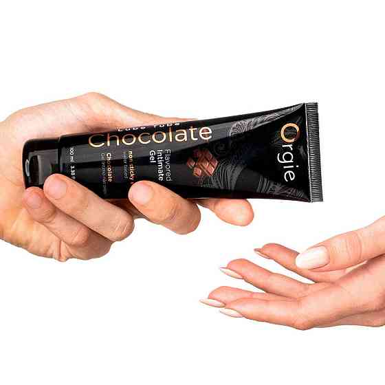 Лубрикант на водній основі Orgie Lube Tube Chocolate, 100 мл, зі смаком та ароматом шоколаду Sex Aura Київ