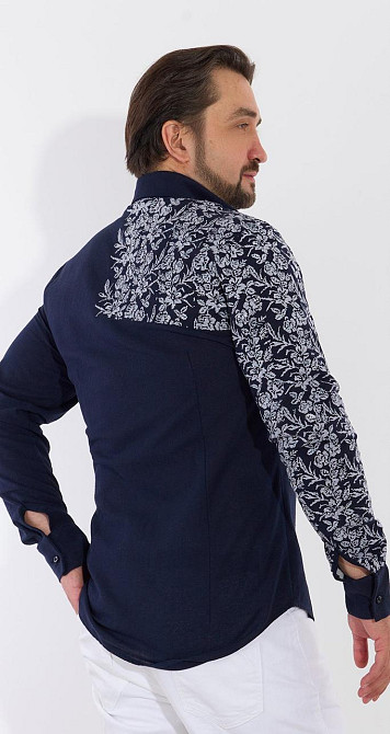 Лляна чоловіча сорочка вишиванка Київ - фото 5