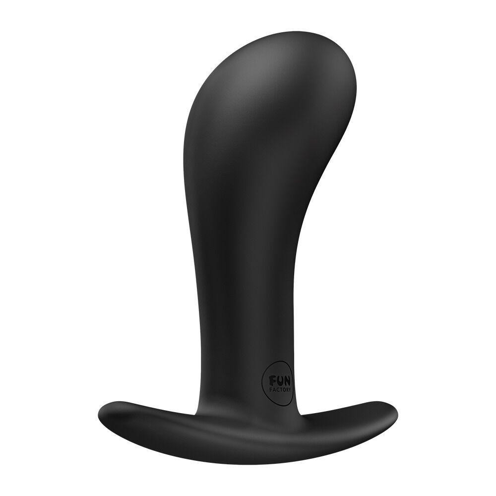 Анальна пробка Fun Factory BOOTIE L Black, діаметр 3,8 см, тонкий обмежувач Sex Aura Київ - фото 3