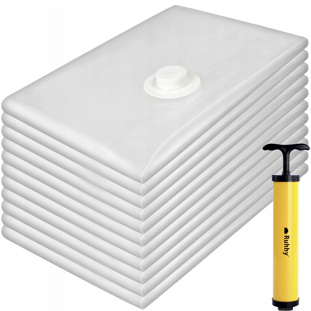 Набор Вакуумных пакетов многоразовых 50-70 х 70 см 10 шт с насосом Ruhhy (21946) Нововолынск - изображение 1