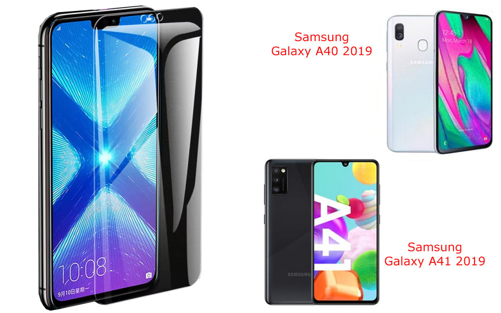 Защитное стекло NeoGlass для Samsung Galaxy A40 2019, Galaxy A41 2019 – ультрапрозрачное и устойчивое Киев - изображение 2