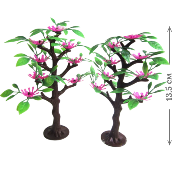 Квітуче дерево 13.5 см пластикове для мікроландшафту та поробок Одеса