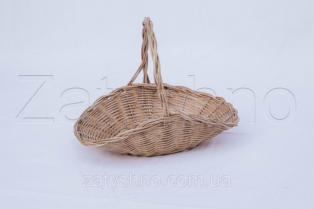 Корзина средняя из лозы | плетеная корзина из лозы | корзини з лози Киев - изображение 3