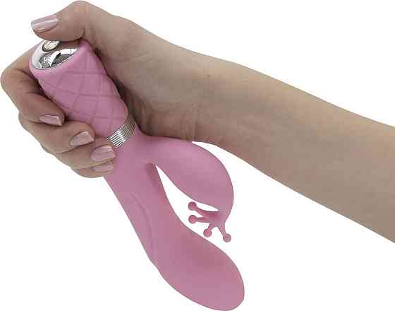 Роскошный вибратор-кролик Pillow Talk - Kinky Pink с кристаллом Сваровски, мощный Sex Aura Киев