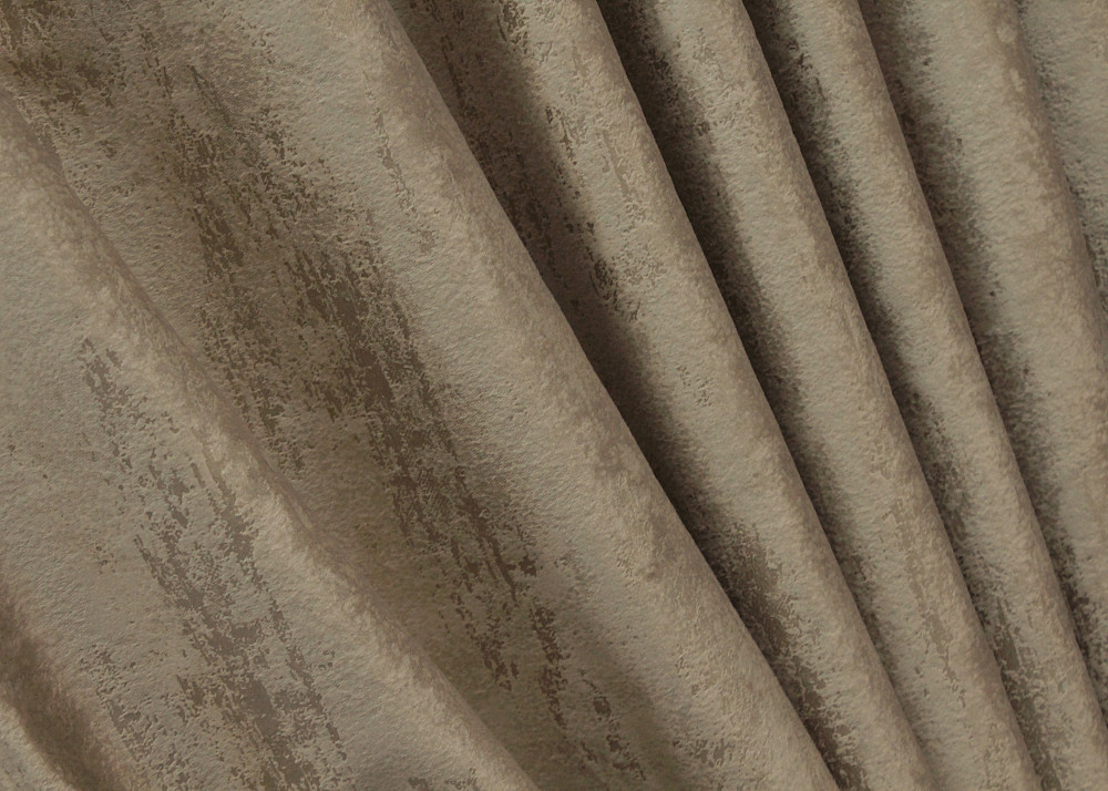 Шторна тканина оксамит (бархат) колекція "Афіна" Туреччина, висота 3м колір темно-бежевий 1542ш Київ - фото 1