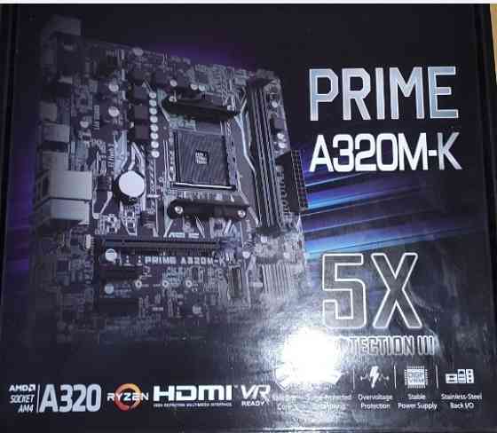 Материнская плата asus prime a320m-k am4. Киев