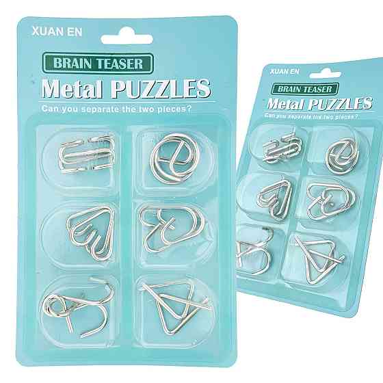 Головоломки для детей набор 6 шт Киев