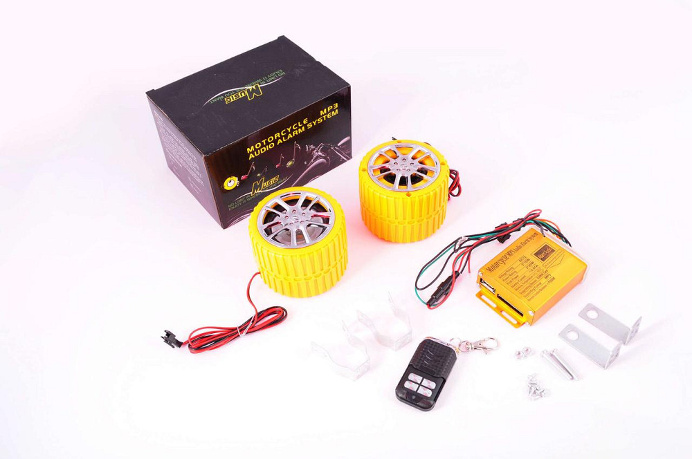 Аудіосистема (2.5, жовті, сигналізація, /МР3 плеєр, ПДУ) CZMP3005-1 Мукачево - фото 1