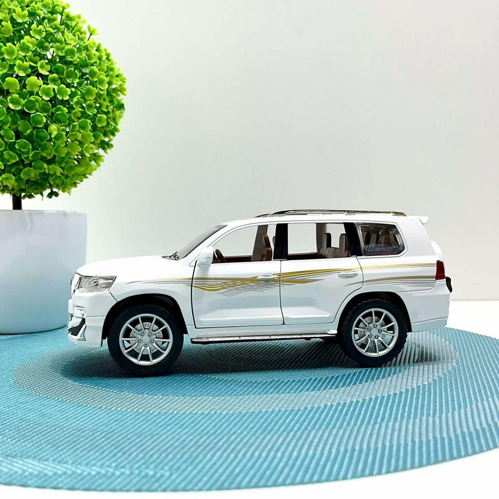 Машинка Джип TK Union Группа Toyota Land Cruiser инерционная 1:24 Белая (GT - 4789) Чернигов - изображение 2