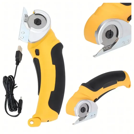 Беспроводные электрические ножницы / Аккумуляторный дисковый резак для картона, Электроножницы до 6 мм, 4 В Коломия