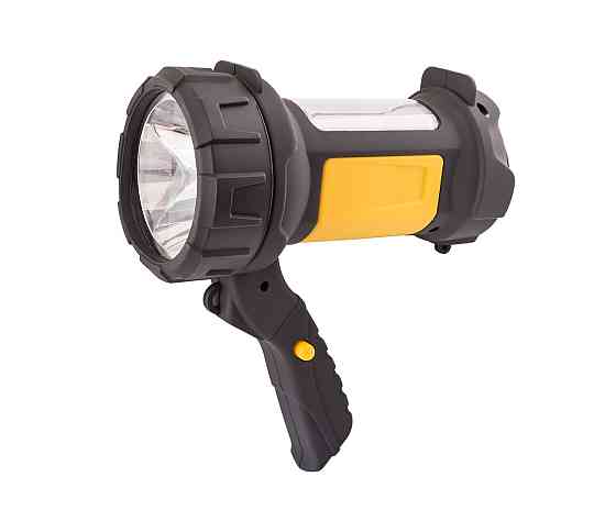 Ліхтар MASTERTOOL 2в1 з ручкою 360° 4 режими 180х94х143 мм CREE LED+COB LED 4xAA ABS 94-0804 Рівне