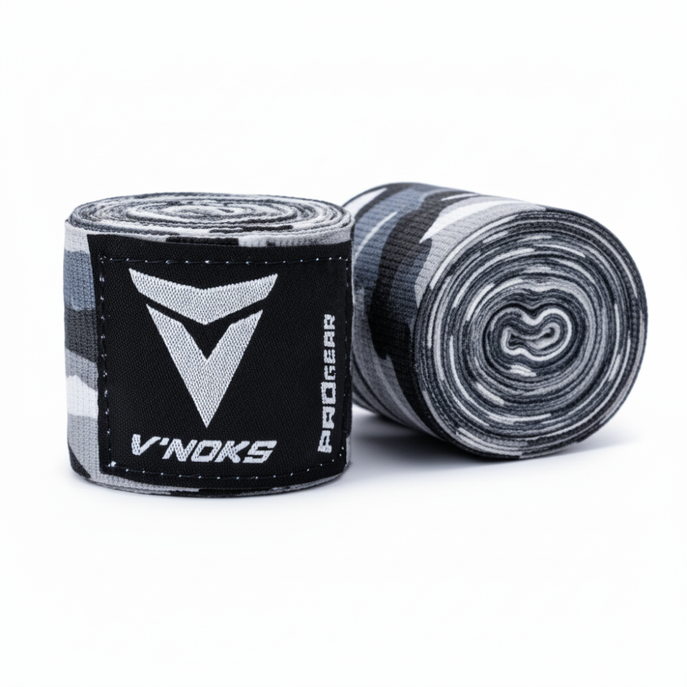 Бинти боксерські V`Noks 4,5m Camo Кам'янське - фото 6