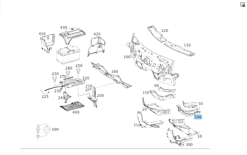 Mercedes-Benz  A2466200100 Сполучний кронштейн на моторному щиті зліва CLA Shooting Brake X117 CLA C117 GLA X156 A-class W176 B-class W242 B-class W24 Одесса - изображение 2
