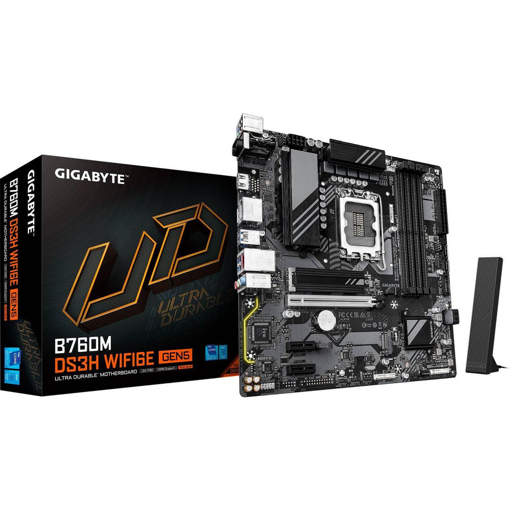 Материнська плата Gigabyte B760M DS3H WiFi6E Gen5 Socket 1700 ( 23491 ) Харьков - изображение 1