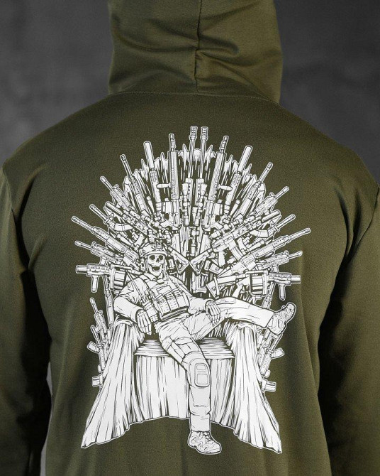 Худи maklin  ТРОН олива  НП4895 Одесса - изображение 4