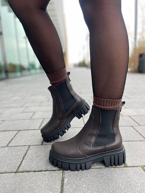 Edan Instruments Черевики жіночі EDAN 17 шоколадні (зима, шкіра натуральна) (5660) 36 Коломыя - изображение 1