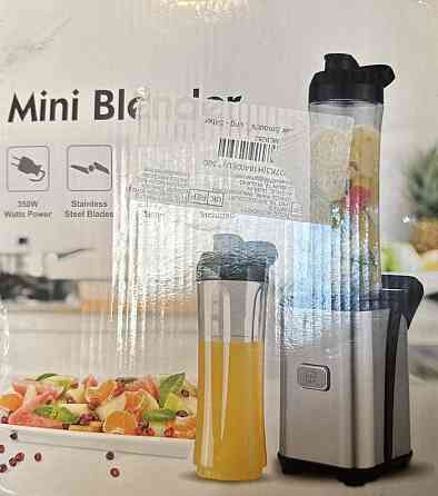 Портативний блендер з нержавіючої сталі для коктейлів - срібло. Харків