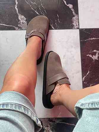 SEE SEVEN Модні шльопанці жіночі замшеві капучино із закритим носком літні SEE SEVEN 1611 37р. Коломия