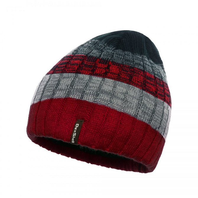 Водонепроницаемая туристическая шапка Dexshell Beanie Gradient (Красный) Винница - изображение 1