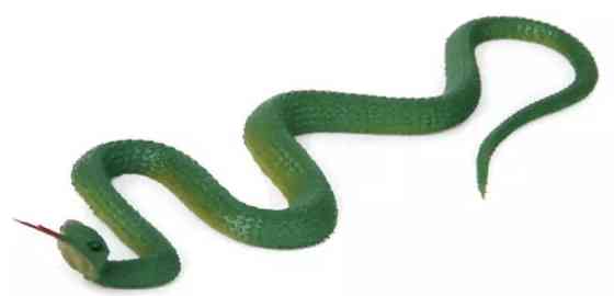 Іграшка змія реалістична 23 см зелений Київ