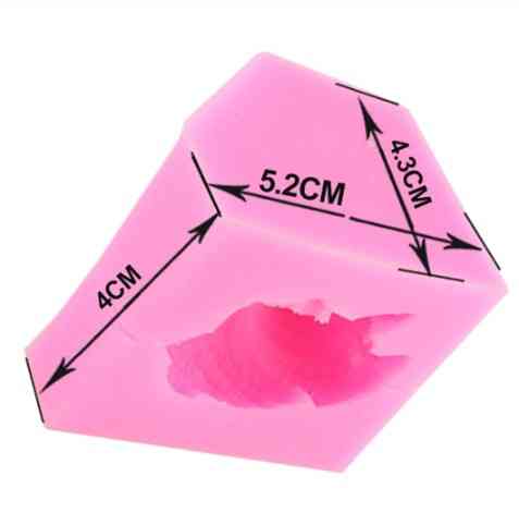 Молд силиконовый Ягненок 40 на 52 мм розовый Киев