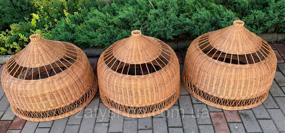 Подвесная люстра плетеная из лозы Киев - изображение 2