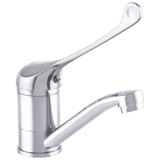 Сучасний змішувач для умивальника Zerix PED-B 127 (ZX2941) з комфортним керуванням Харків