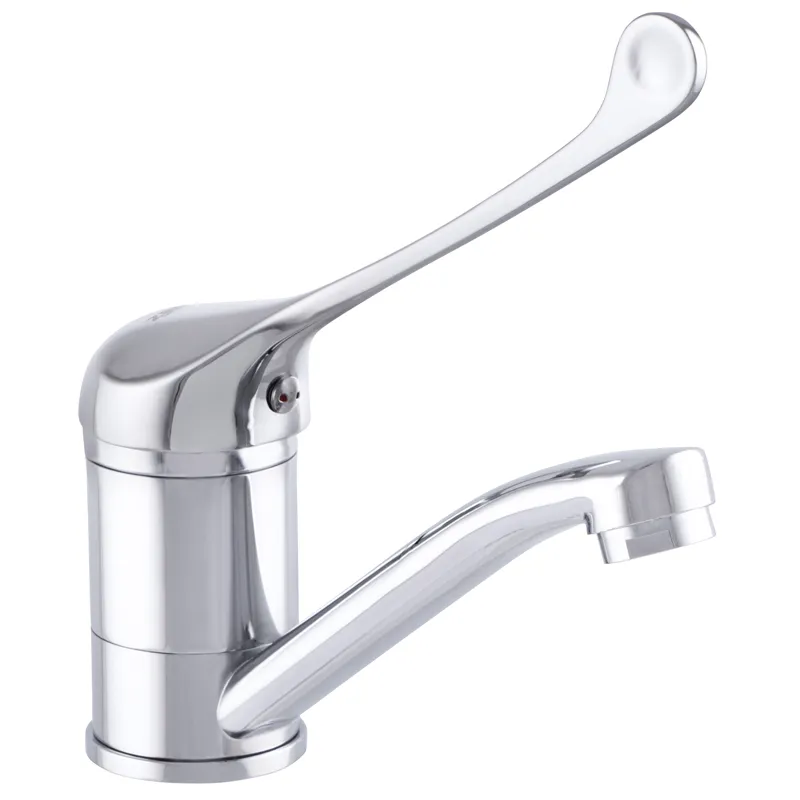 Сучасний змішувач для умивальника Zerix PED-B 127 (ZX2941) з комфортним керуванням Харків - фото 1