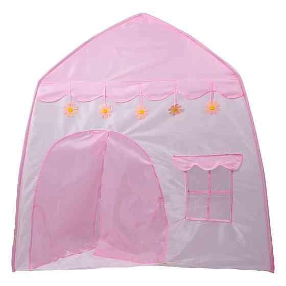 Дитячий ігровий намет будиночок для дівчаток 125×100×120 см намет будиночок для дітей Рожевий H Коломыя