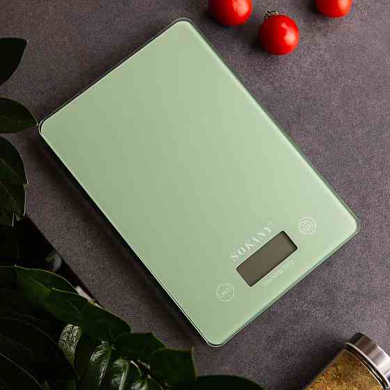 Електронні кухонні ваги Sokany до 5 кг, зелений Київ