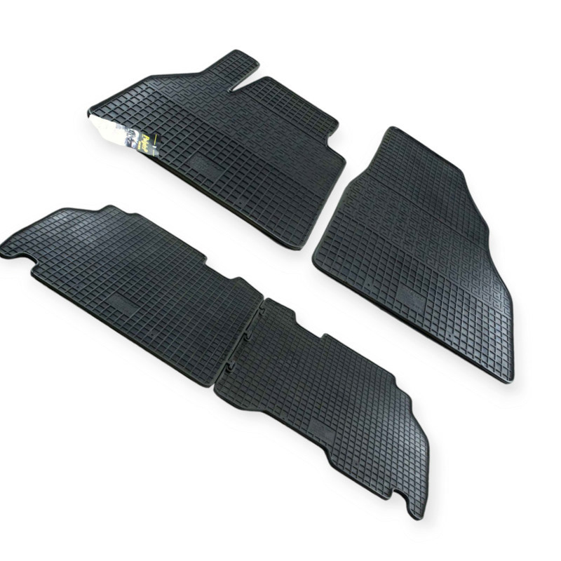 Килимки салону автомобіль Рено Kangoo (2008-2020), Mercedes Citan (2013-) борт 1 см, євроклітина (к-кт 4 шт) Polytep Мукачево - фото 1