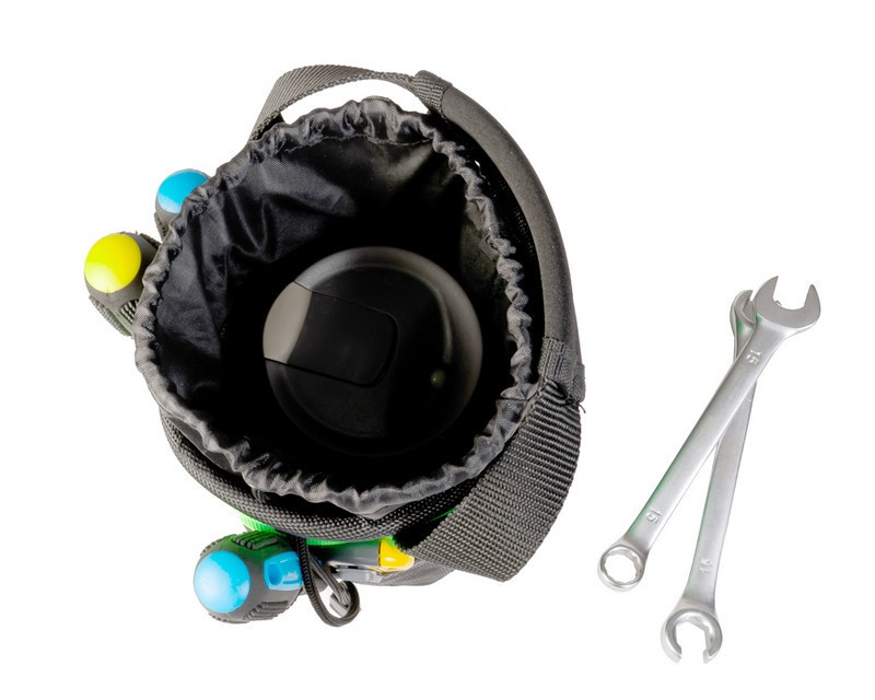 Сумка для инструмента открытая MASTERTOOL 220х145 мм 10 карманов усиленное дно 1680 DEN 79-1937 Ровно - изображение 8