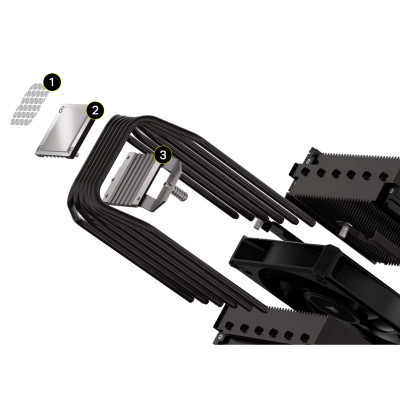 Кулер для процессора Corsair A115 Black (CT-9010011-WW) Винница - изображение 3