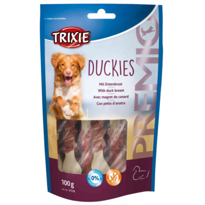 Ласощі для собак Trixie Premio Duckies качка з кальцієм 100 г (4011905315386) Вінниця - фото 1