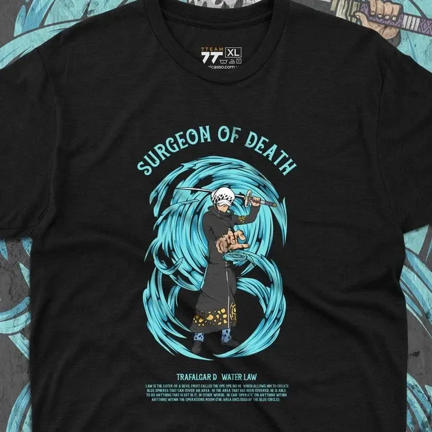 Футболка мужская с принтом Ван Пис Trafalgard Размер 48 Anime0269 Днепр - изображение 5