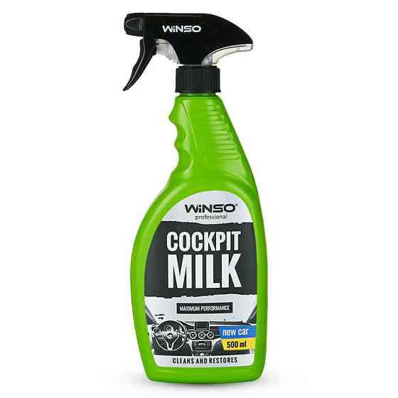Поліроль-молочко для панелі приладів Winso Cockpit Milk Professional Нова Машина 500мл Львів