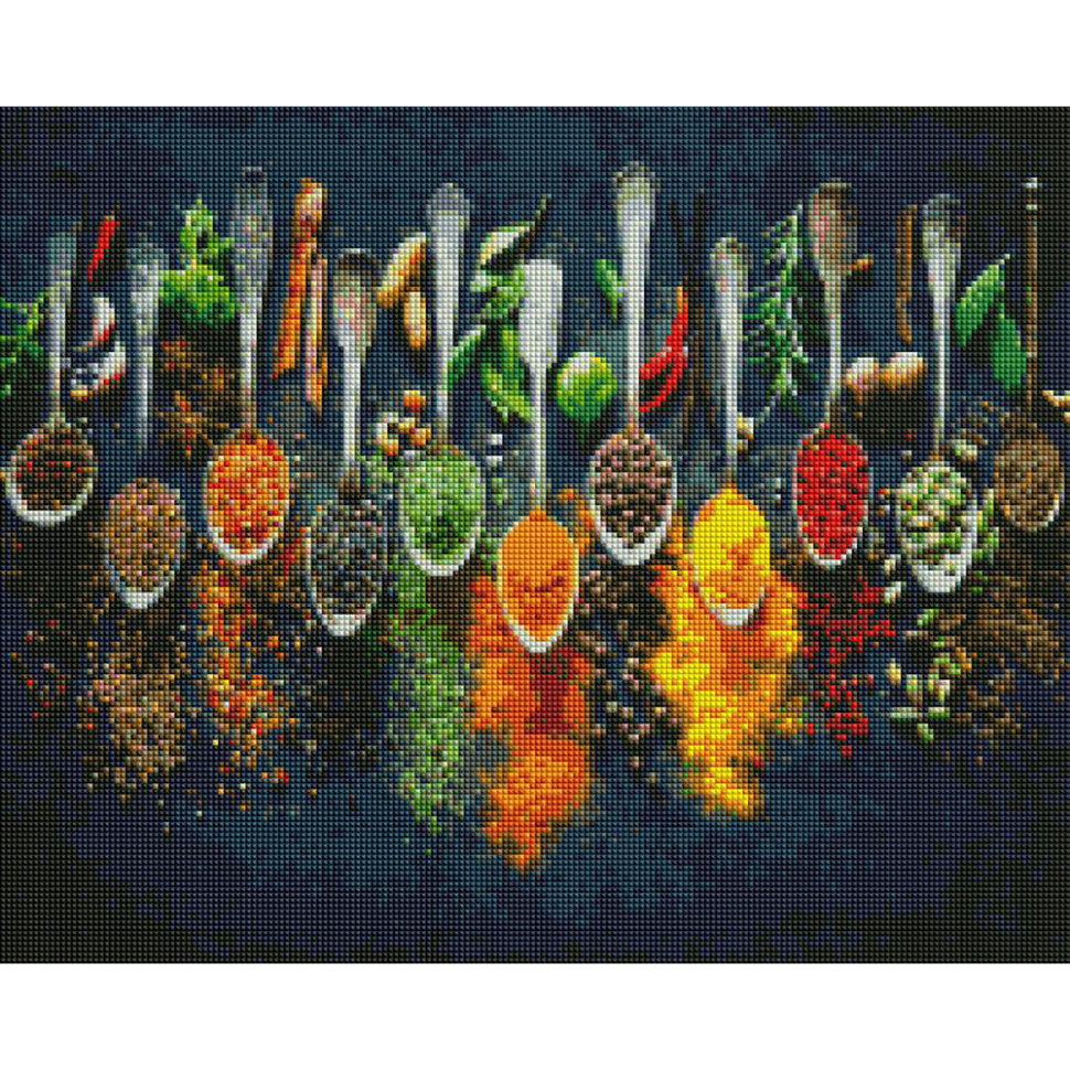 Алмазна мозаїка "Пряні спеції" Brushme DBS1101 40х50 см Вінниця - фото 1