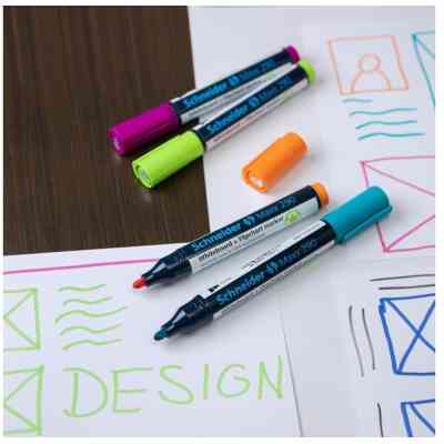 Набір маркерів Schneider 4 маркери для дошок та фліпчартів MAXX 290 в блістері (S129094) Вінниця