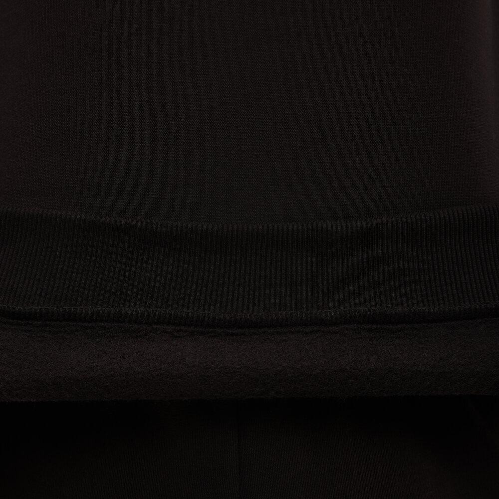 Свитшот мужской однотонный чёрный Pobedov 007 ЗИМА Киев - изображение 4